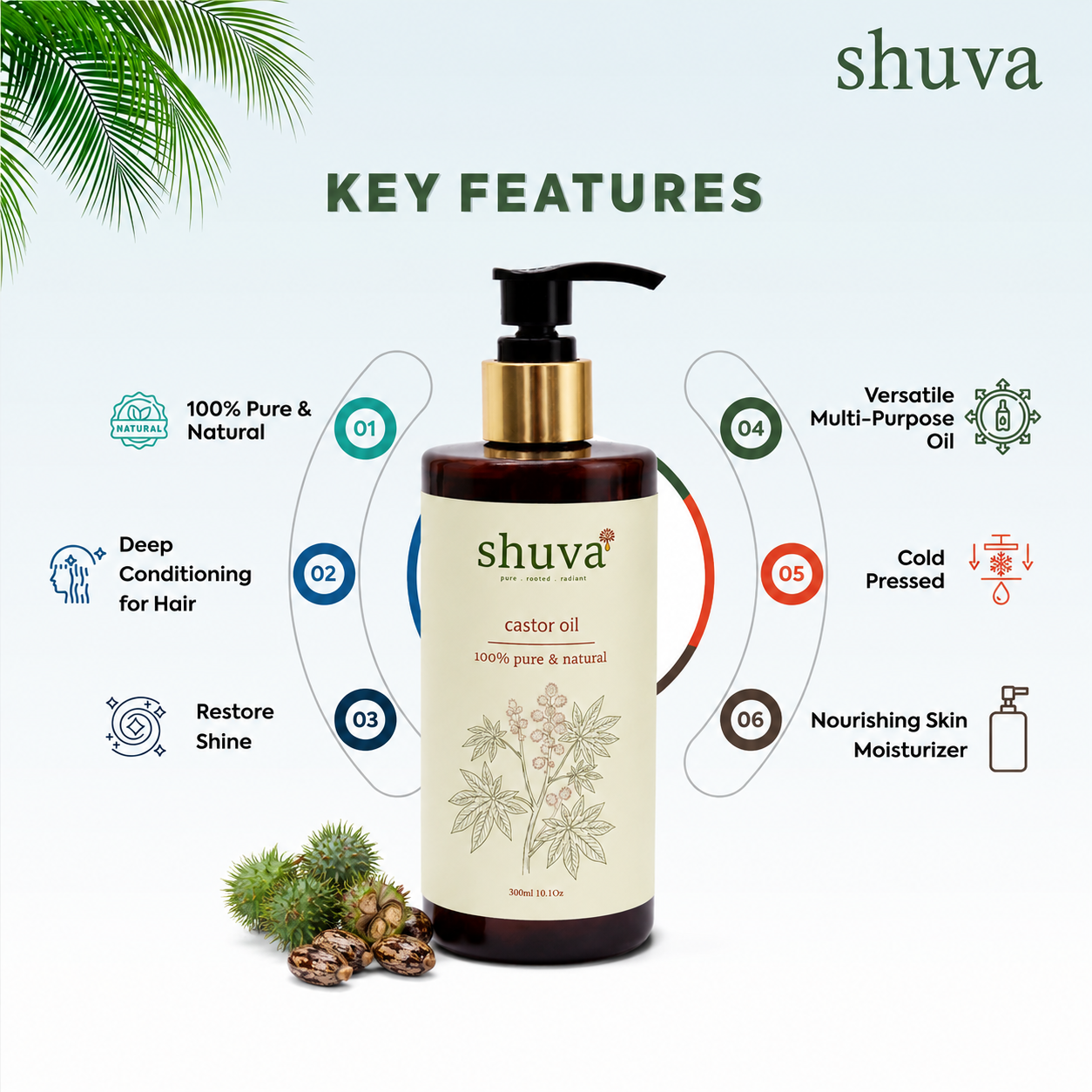 Shuva Pure Castor Oil