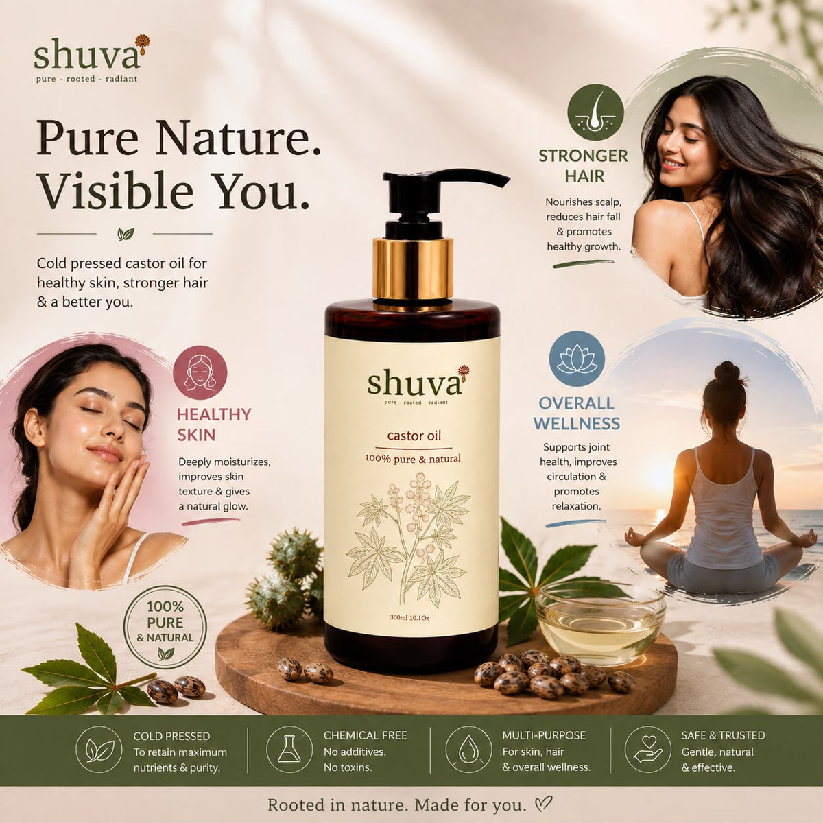 Shuva Pure Castor Oil